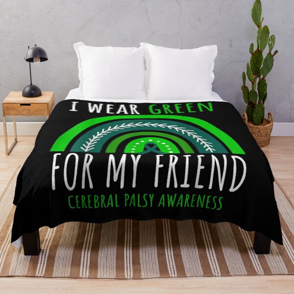 Item preview, Rainbow I Wear Green For My Friend Cerebral Palsy Awareness designed and sold by beatabea.