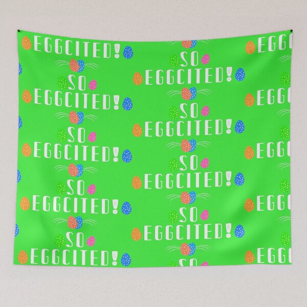 Item preview, So Eggcited Easter Vector Art Design designed and sold by Cre8iveSkill.