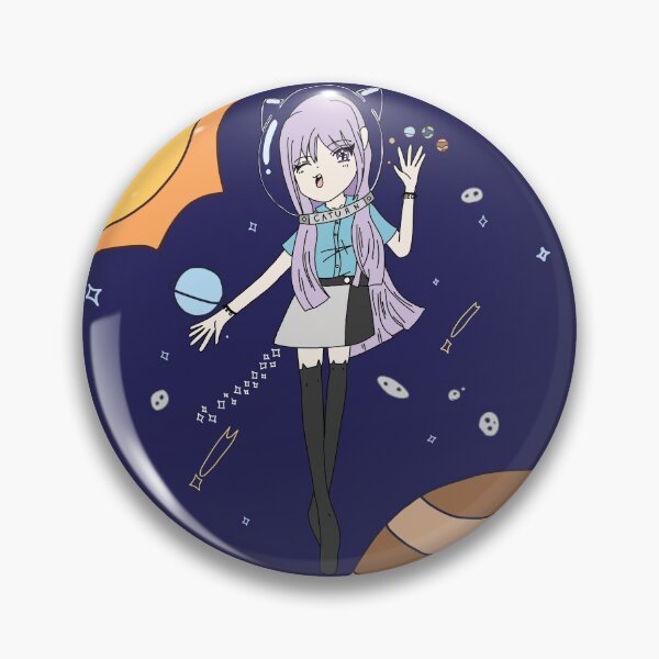 Item preview, Neko Space Cat Anime Girl designed and sold by STUDIO-72.