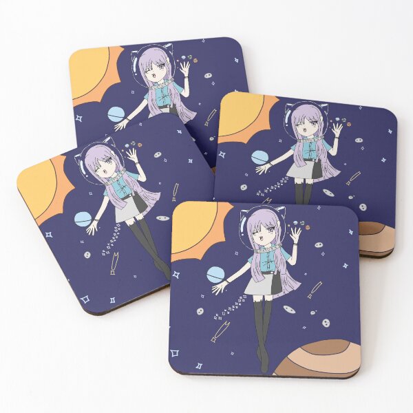 Item preview, Neko Space Cat Anime Girl designed and sold by STUDIO-72.