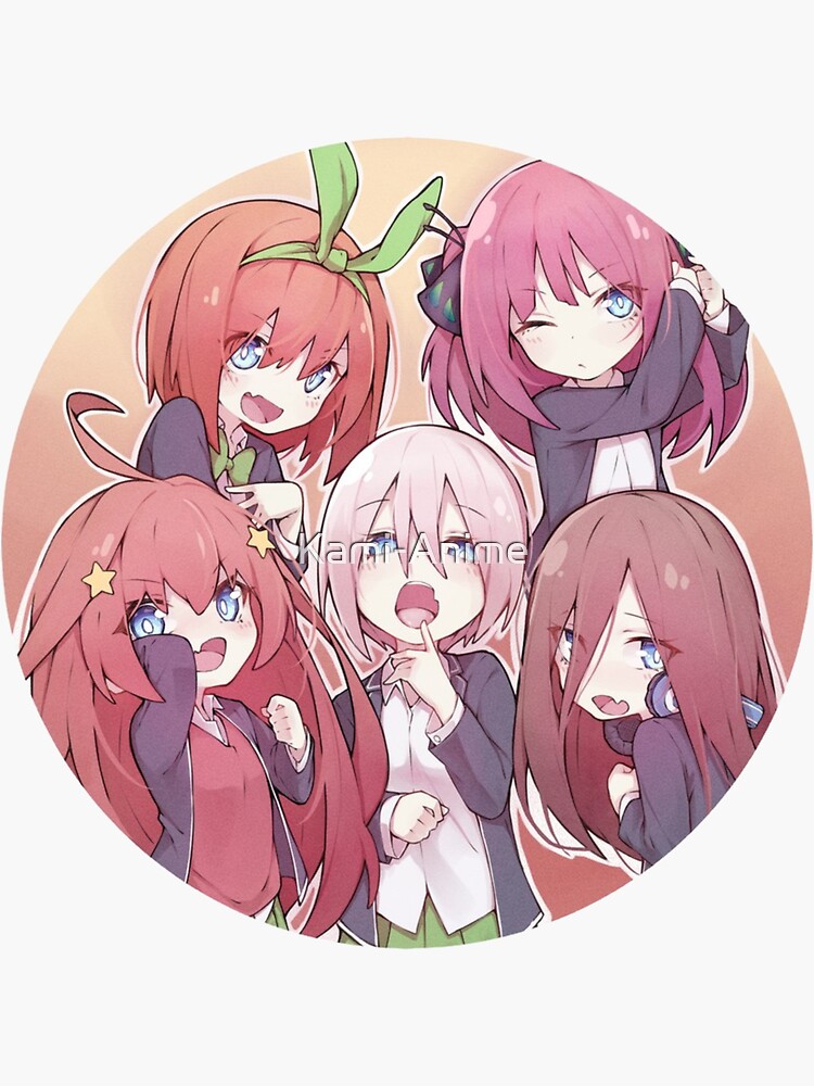 The Quintessential Quintuplets Season 3 Sticker for Sale by Kami
