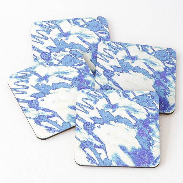 Item preview, Diseño abstracto azul y blanco designed and sold by JANDR-Designs.