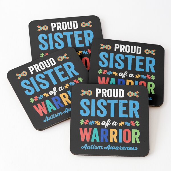 Item preview, Proud Sister Of A Warrior World Autism Awareness Support  designed and sold by beatabea.