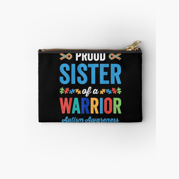 Item preview, Proud Sister Of A Warrior World Autism Awareness Support  designed and sold by beatabea.