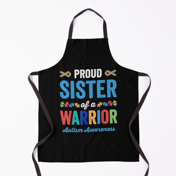 Item preview, Proud Sister Of A Warrior World Autism Awareness Support designed and sold by beatabea.