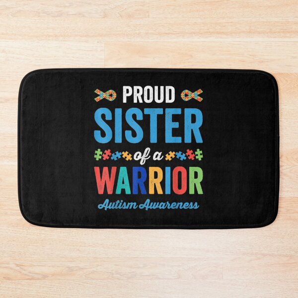Item preview, Proud Sister Of A Warrior World Autism Awareness Support  designed and sold by beatabea.
