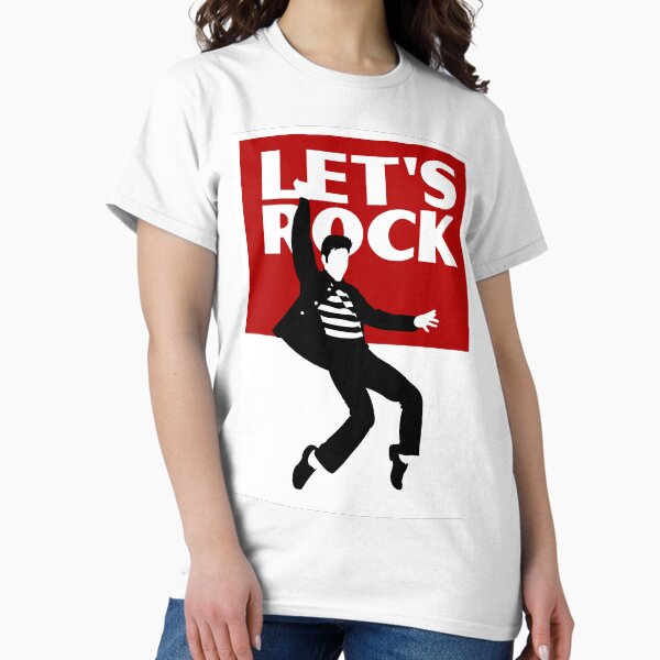 Item preview, Rock and Roll Jailhouse Elvis Minimalist art designed and sold by YouNeedKitch.