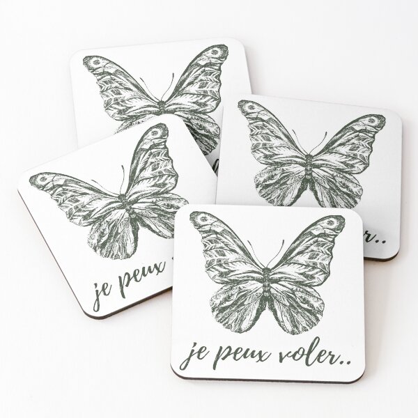 Item preview, I can fly - popular french quotes lovers theme gifts (green) designed and sold by RebelliousRosee.