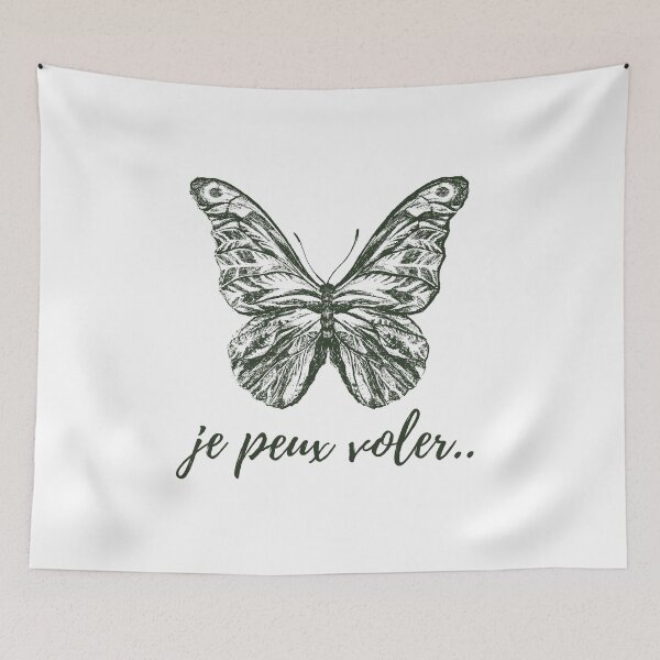 Item preview, I can fly - popular french quotes lovers theme gifts (green) designed and sold by RebelliousRosee.
