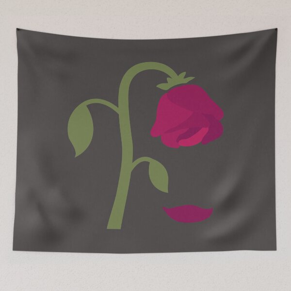 Item preview, sad rose flower designed and sold by zeroclover.