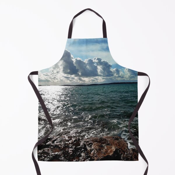 Item preview, Seascape with rain clouds designed and sold by BarbaraMT.