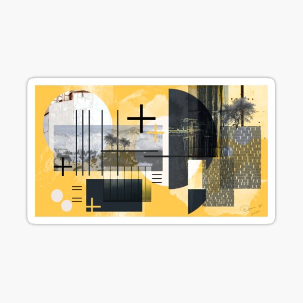 Digital Arch Collage 1 Sticker