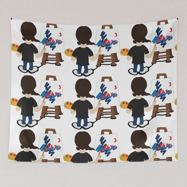 Item preview, Painter comic character vector image designed and sold by binti163.