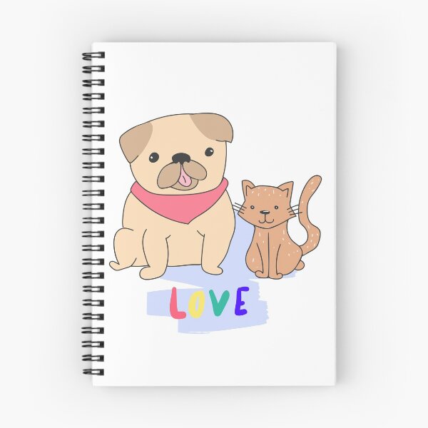 Item preview, Cat and Dog Love designed and sold by kindtoearth.