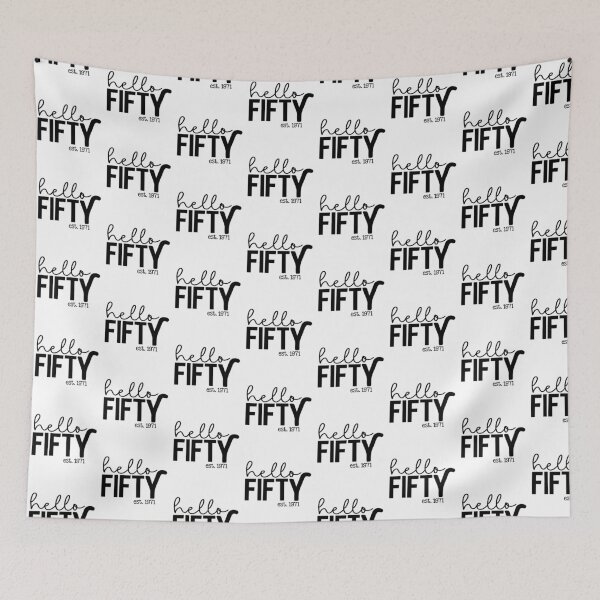 Item preview, Hello Fifty EST 1971 50th Birthday Gift 50 Years Old Turning 50 Birthday Gift designed and sold by ZimbomDesigner.