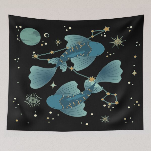 Item preview, Zodiac of Pisces with Constellation ZodiacSign Horoscope ZodiacSigns designed and sold by TammiPrez.