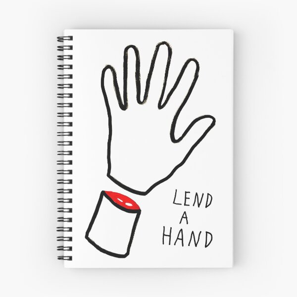 Item preview, LEND A HAND - original line art on paper designed and sold by PixelPalmer.