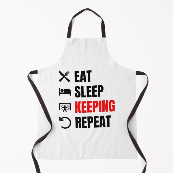 Item preview, Eat Sleep Keeping Repeat Red designed and sold by Web CreationsNL.