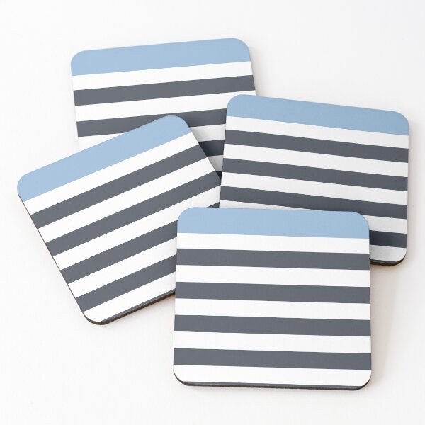 Item preview, Light blue with navy stripe pattern designed and sold by MickeyEdwards.