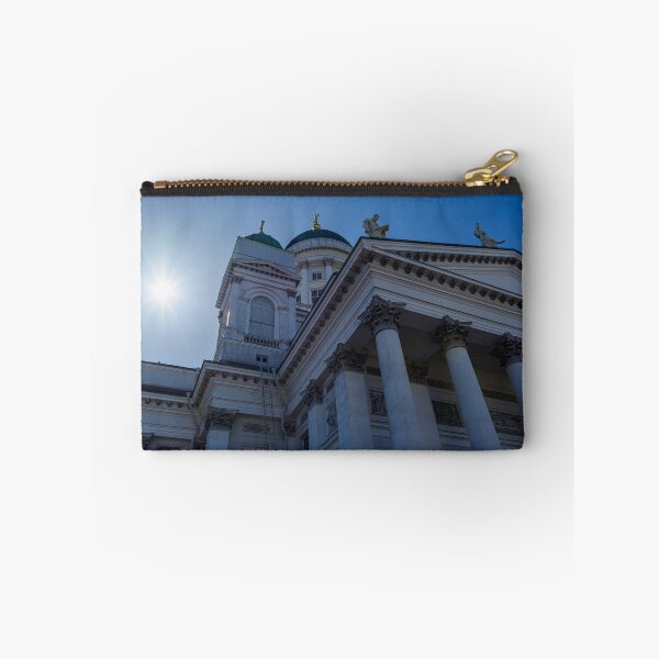 Item preview, Entrance to white Helsinki Cathedral designed and sold by lena-maximova.