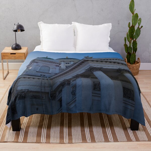 Item preview, Entrance to white Helsinki Cathedral designed and sold by lena-maximova.