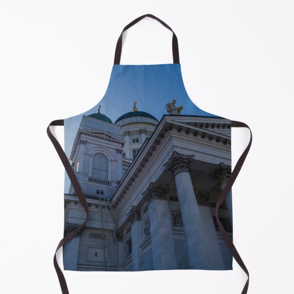 Item preview, Entrance to white Helsinki Cathedral designed and sold by lena-maximova.