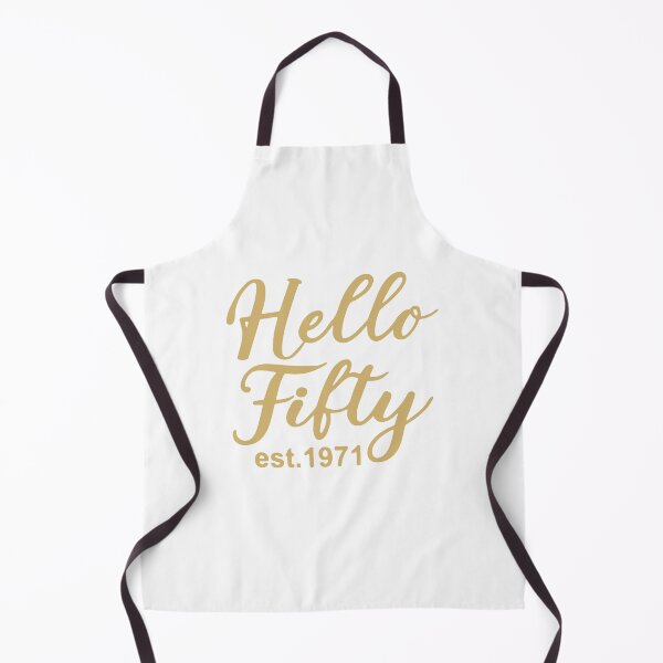 Item preview, Hello Fifty EST 1971 50th Birthday Gift 50 Years Old Fiftieth Birthday designed and sold by ZimbomDesigner.