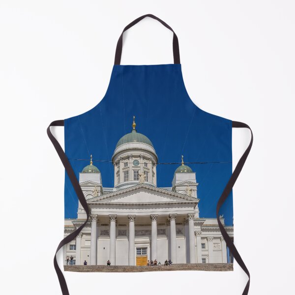 Item preview, Main entrance to white Helsinki Cathedral designed and sold by lena-maximova.