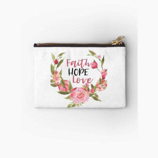 Item preview, Floral Bible verse faith, hope Love designed and sold by Pinkapple1009.