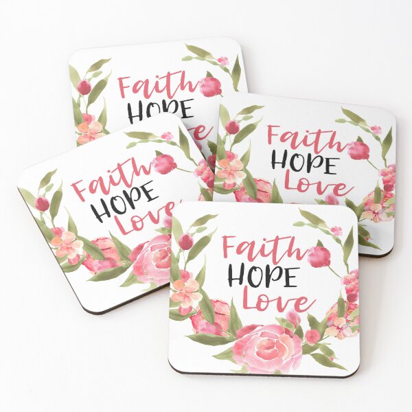 Artikelvorschau, Blumenbibel Vers Glaube, Hoffnung Liebe entworfen und verkauft von Pinkapple1009.