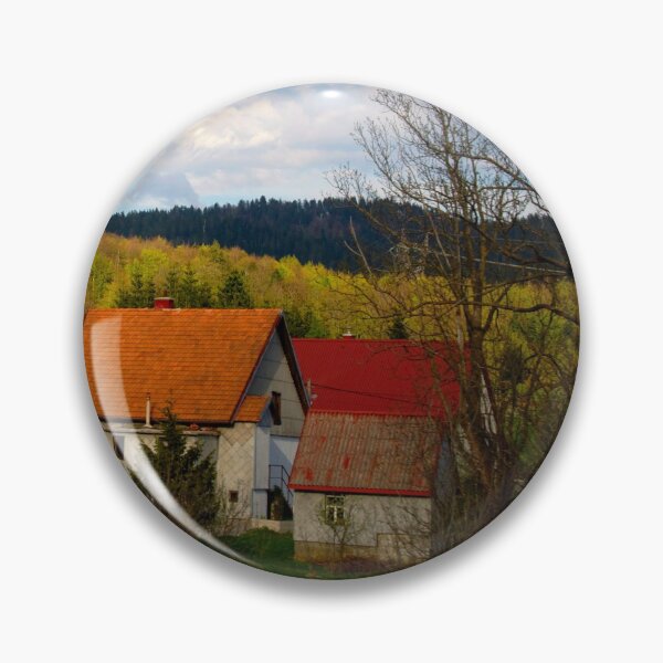 Item preview, Cottages in the continental Croatian landscape. designed and sold by BarbaraMT.