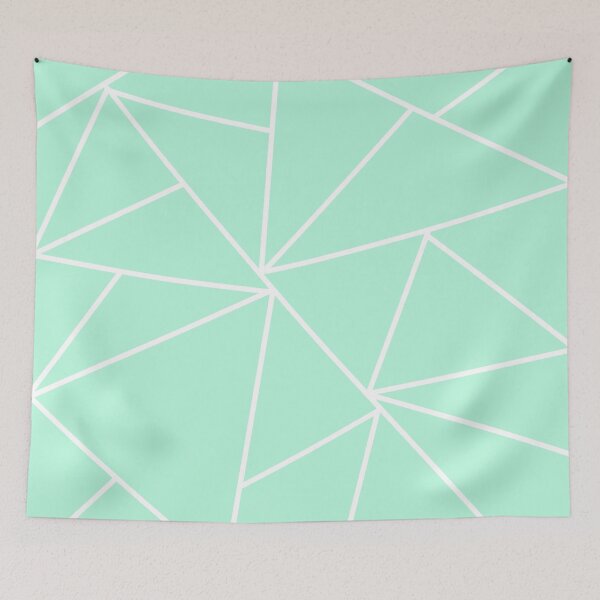 Item preview, Geometric Triangles (pestle green) designed and sold by ojasha.