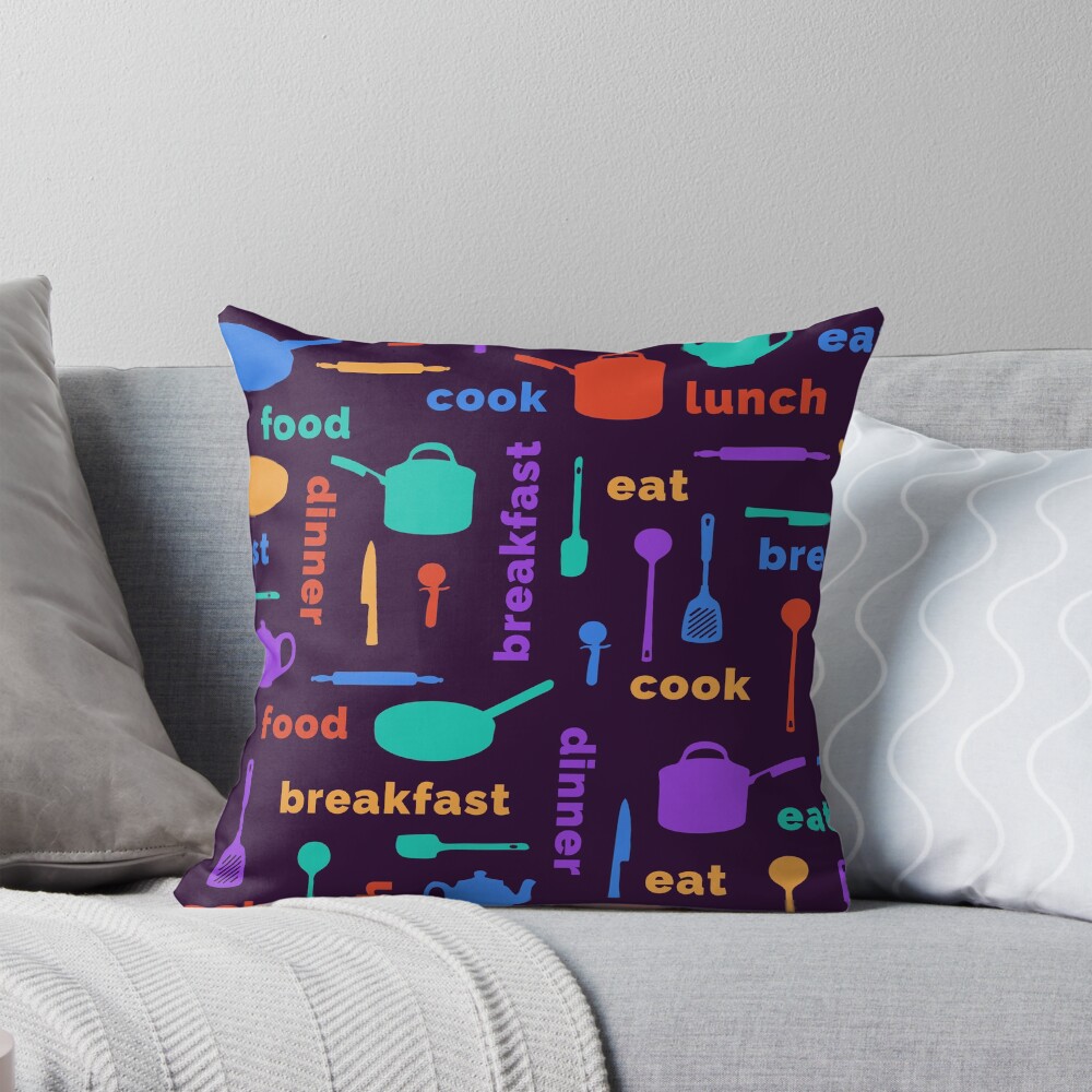 Item preview, Throw Pillow designed and sold by TooCoolUnicorn.