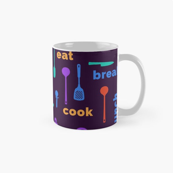 Item preview, Kitchen Fun Pattern designed and sold by TooCoolUnicorn.