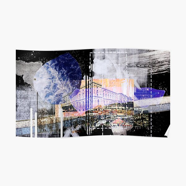 Digital Architecture Collage 5 Poster