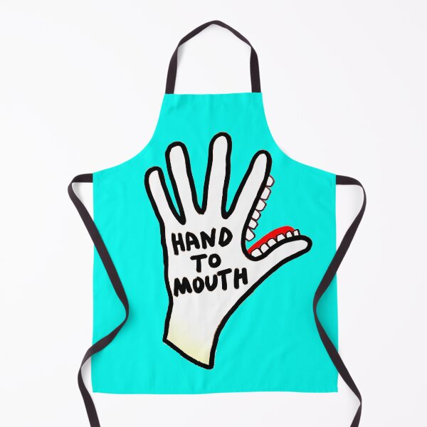 Item preview, HAND TO MOUTH - original line art on paper designed and sold by PixelPalmer.