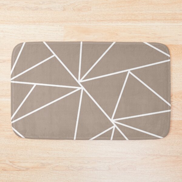 Item preview, Geometric Triangles (coffee brown) designed and sold by ojasha.