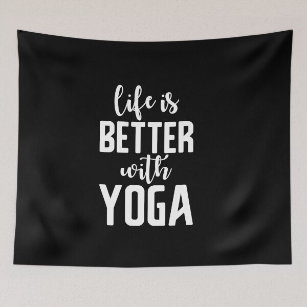 Item preview, Life is better with yoga designed and sold by Studio  Six.