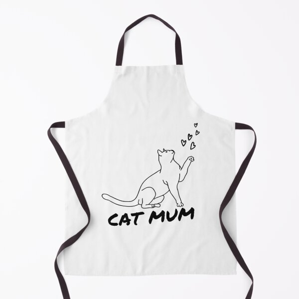Item preview, Cat Mum, I Love Cats - Black designed and sold by CoolHippoQuotes.