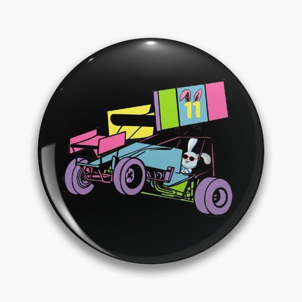 Artikelvorschau, Bunny Driving Dirt Track Sprint Autorennen entworfen und verkauft von Ginger217.