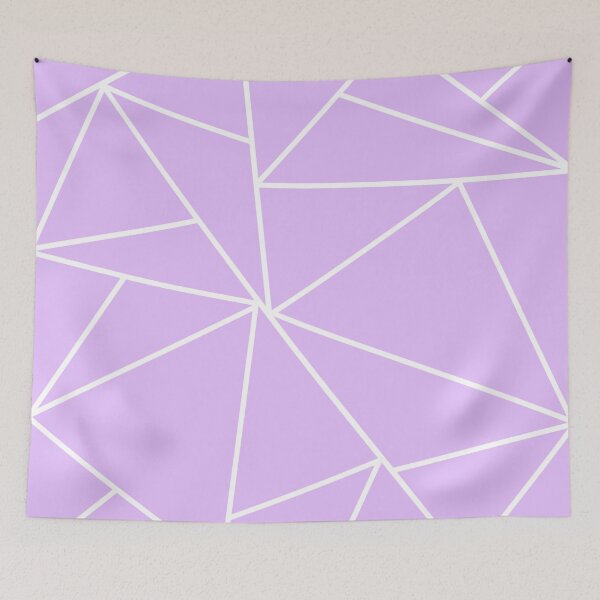 Item preview, Geometric Triangles (pestle purple) designed and sold by ojasha.