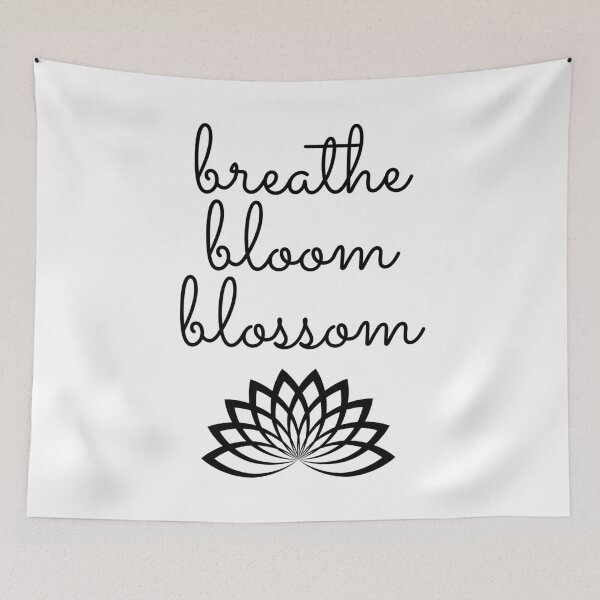 Item preview, Breathe bloom blossom designed and sold by eyoginminimal.