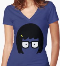 Tina Belcher is my Spirit Animal Women's Fitted V-Neck T-Shirt