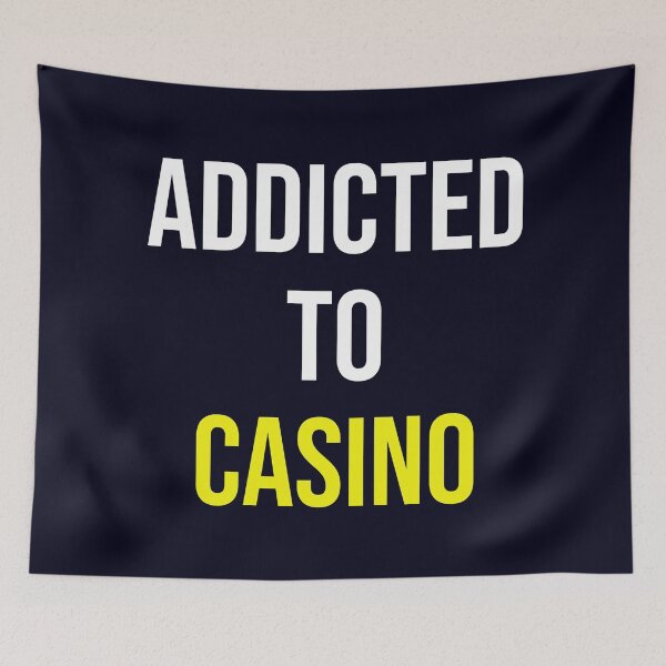 Artikelvorschau, Süchtig nach Casino entworfen und verkauft von CatArtStore.