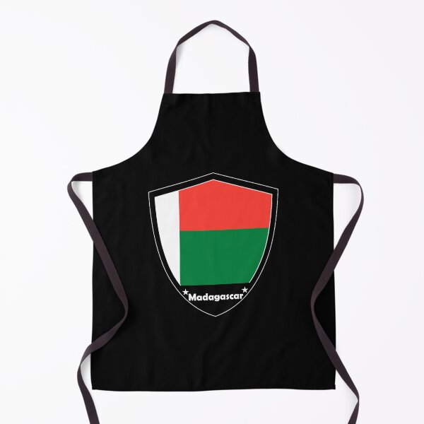Item preview, Madagascar Flag Badge designed and sold by Gina-Driada.