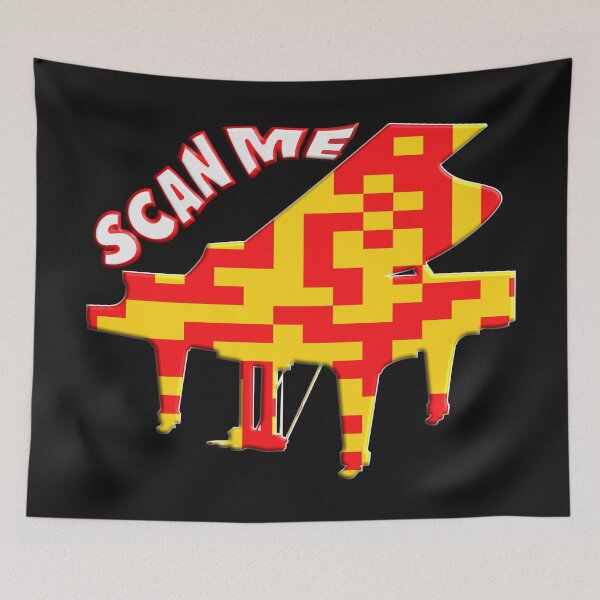 Item preview,  YOUR PIANO FOREVER - SCAN ME - QR CODE GENERATOR designed and sold by Ralek.