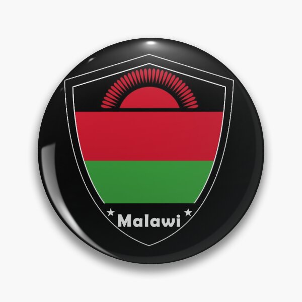 Item preview, Malawi Flag Badge designed and sold by Gina-Driada.
