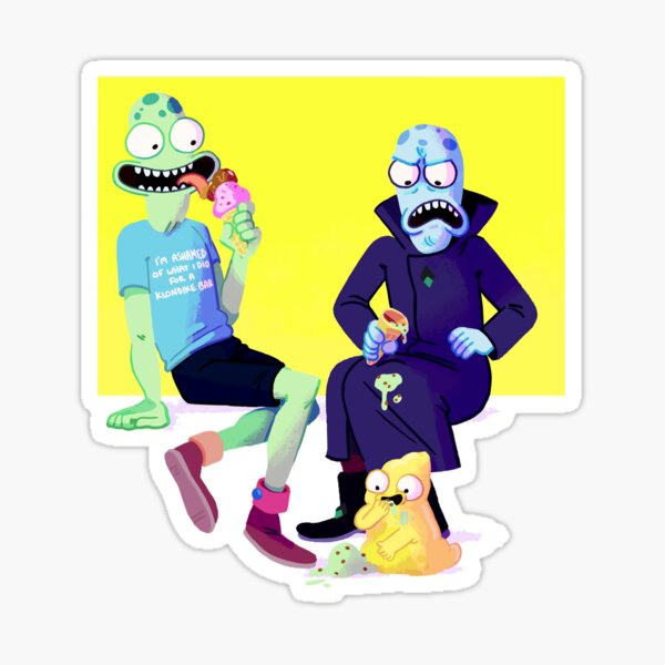 "all things solar opposites" Sticker by nashblick Redbubble