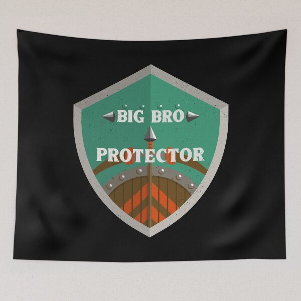 Item preview, Big Bro And Protector Bow Shield Retro RPG designed and sold by WPahat.