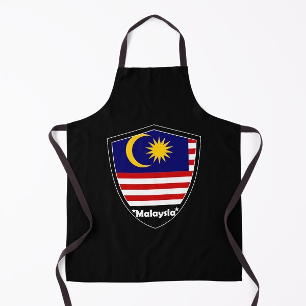 Artikelvorschau, Malaysia Flaggenabzeichen entworfen und verkauft von Gina-Driada.